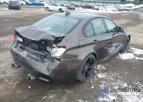 2015 BMW M3 z USA, uszkodzony, nr VIN WBS3C9C5XFP805805
